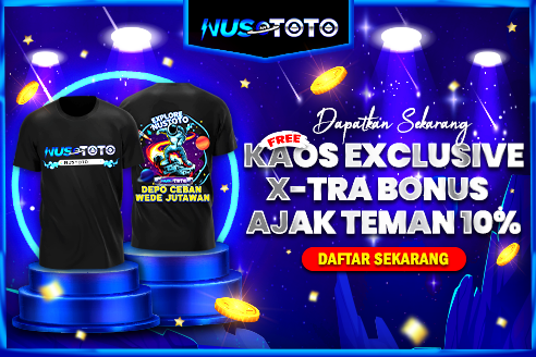 NUSTOTO PROMO BONUS KAOS