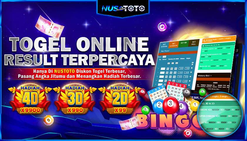 NUSTOTO Bandar Togel Online Result Terpercaya