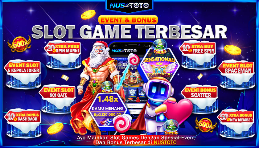 NUSTOTO SITUS JUDI ONLINE PROMO BONUS SLOT TERBESAR